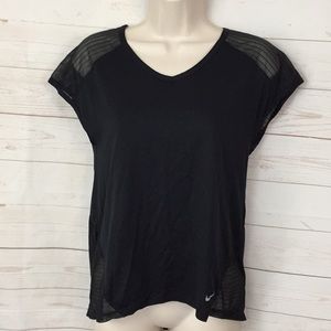 Nike Dry-Fit Sz S Popover Sleeveless workout Top